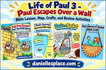Life of Paul 3 - Paul escapes Over a Wall Bible Lesson