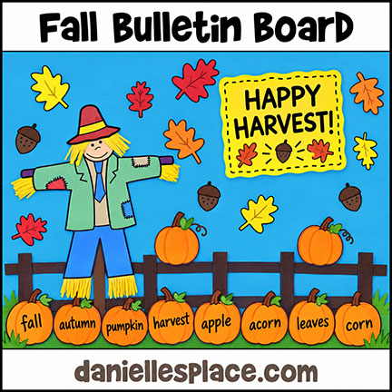 Happy Harvest! Scarecrow Bulletin Board Display