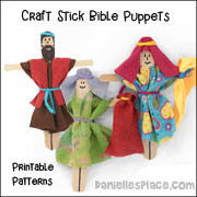 Dorcus Stick Puppets