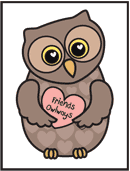 Friends Owlways Printable Valentine's Day Card Craft for Kids