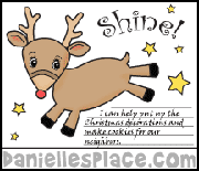 Reindeer Printable Activity Sheet from www.daniellesplace.com