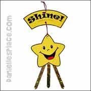 Shine! Paper Star Ornament Bible Craft