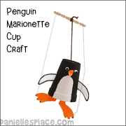 Penguin Marionette puppet for kids