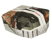 Printer's hat made from newspaper