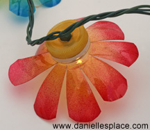 DIY-recycled water bottle flower patio lights www.daniellesplace.com