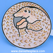 Pangolin Craft www.daniellesplace.com