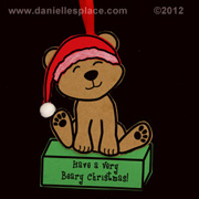 have a beary christmas bear ornament