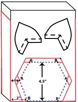 Cereal Box Cat Head Diagram