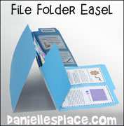 Creativity dot file folder easel www.daniellesplace.com