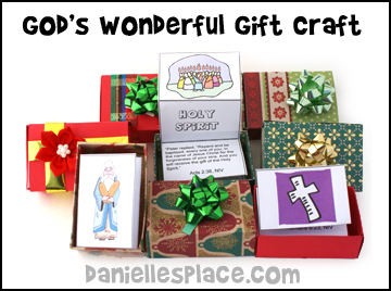 God's Gifts Craft from www.daniellesplace.com
