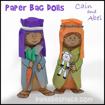 Sunday School Cain And Abel Activity Sheets