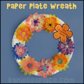 God Made the Plants Paper Plate Craft from www.daniellesplace.com