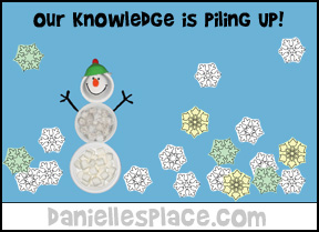 Snowflake Bulletin Board Display from www.daniellesplace.com