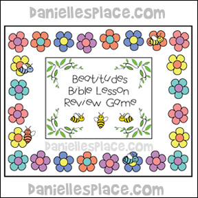 Beatitudes Bible Lesson Review Game from www.daniellesplace.com