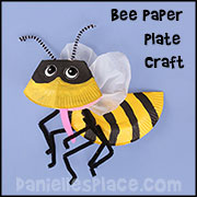 Bee Paper Plate Craft