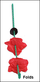 paper flower craft diagaram