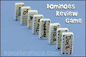 Dominoes Bible Verse Review Game
