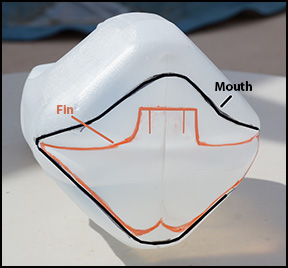 milk jug whale craft diagram