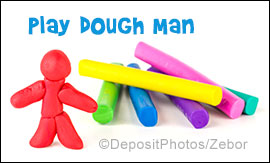 Make a Play Dough Man from Play Dough from www.daniellesplace.com