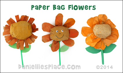 20 Pretty Spring Flower Crafts For Preschoolers - Kidz Craft Corner