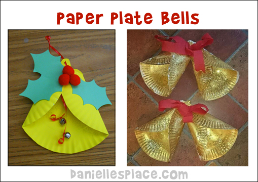 Paper Plate Bell Craft from www.daniellesplace.com