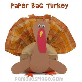 How can I decorate a paper turkey?