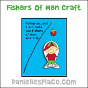 Fishers of Men Bible Craft from www.daniellesplace.com