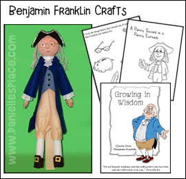 Benjamin Franklin Crafts and Learning Activities from www.daniellesplace.com
