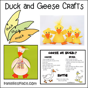 Duck and Geese Crafts and Learning Activities for Children