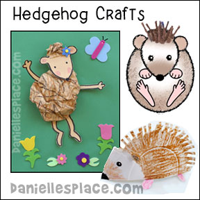 hedgehog craft www.daniellesplace.com