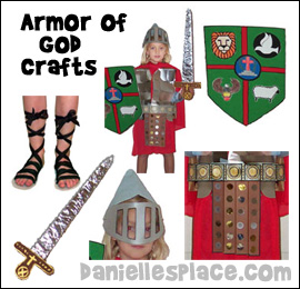 Bible Lesson for Children - Armor of God Sunday School Lesson from www.daniellesplace.com