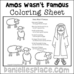 Bible Crafts and Games About Amos