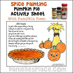 Pumpkin Spice Poem and Activity Sheet