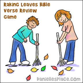 Rake Leaves Bible Verse Review Game
