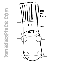 Sock Dog Diagram