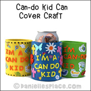 Can-do Can Craft for Joshua Bible Lesson from www.daniellesplace.com