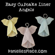 Cupcake Liner Angels