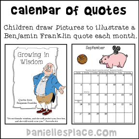 Benjamin Franklin Calendar of Quotes 2022
