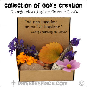 George Washington Craft for Kids - Collection of  God's Creation from www.daniellesplace.com
