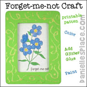 forget me not frame