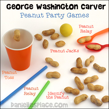 George Washington Carver Peanut Party Games from www.daniellesplace.com