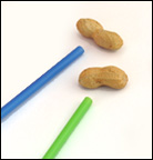 Peanut Straw Relay Race