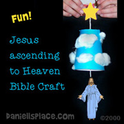 Jesus Ascending to Heaven cup Craft