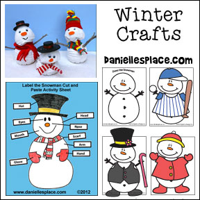 Winter Crafts for Kids from www.daniellesplace.com