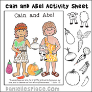 Cain and Abel Bible Lesson with Crafts and Activities