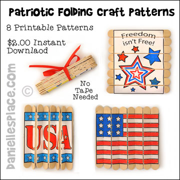 Crafting with Kids: 4th of July Popsicle Flag