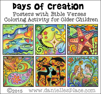 Days of Creation Coloring Activity