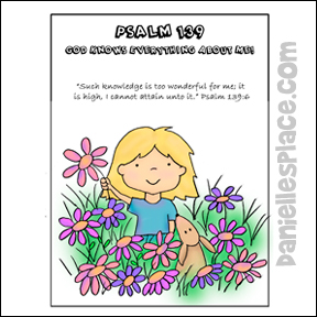 psalm 139  bible crafts and activities for sunday school