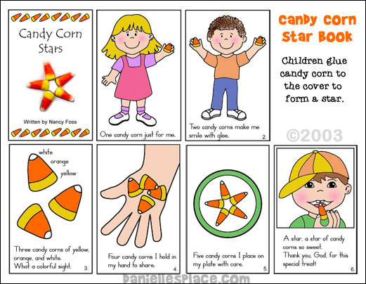 Candy Corn Star Book from www.daniellesplace.com