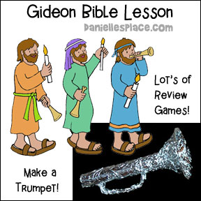 Gideon Fights the Mean Men of Mideon Bible Lesson for Children's Ministry
